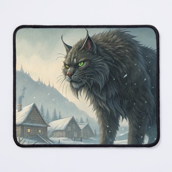 Item preview, Jólakötturinn (Yule Cat) 10 designed and sold by AIfolklore.