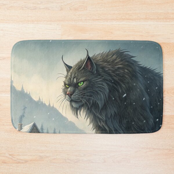 Item preview, Jólakötturinn (Yule Cat) 10 designed and sold by AIfolklore.