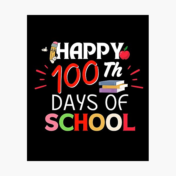 Item preview, Happy 100Th Days Of School Teacher Appreciation Kids 100 Days Smarter Students Lovers designed and sold by ZACK ART.