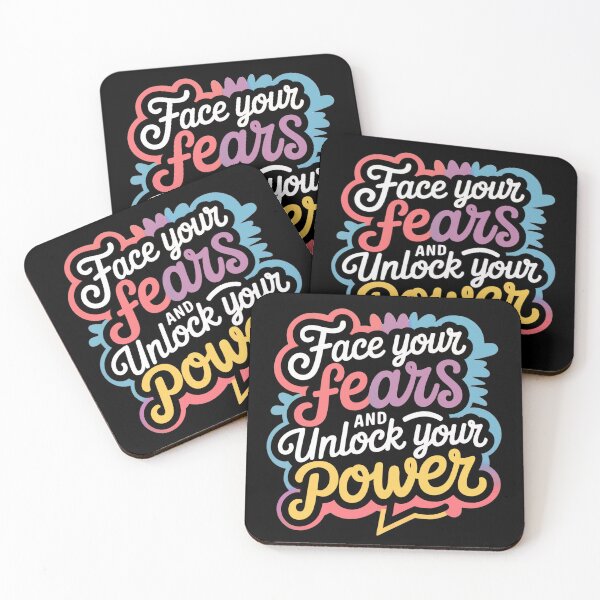 Item preview, Face Your Fears and Unlock Your Power Inspirational  designed and sold by bukajart.