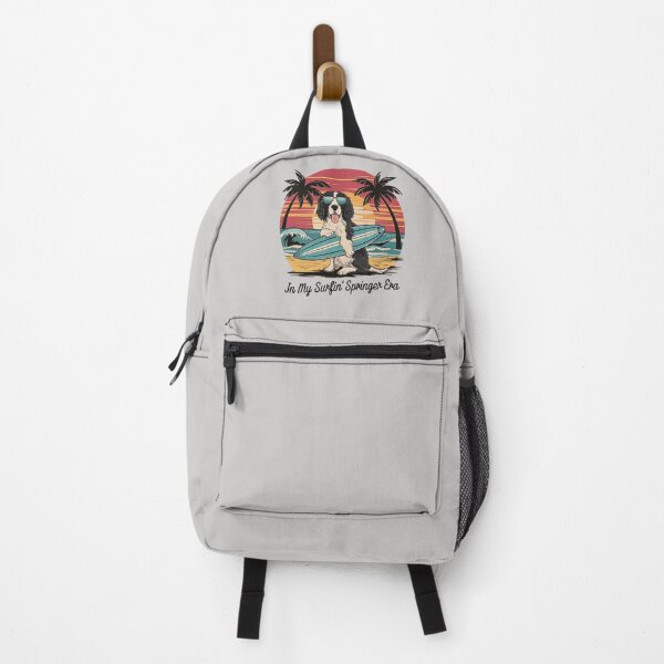 Artikelvorschau, Surfing Dog Beach Vibes - Retro-Sonnenuntergang-Design entworfen und verkauft von love3617.