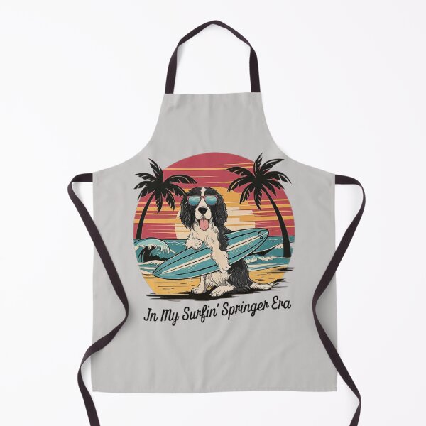 Artikelvorschau, Surfing Dog Beach Vibes - Retro-Sonnenuntergang-Design entworfen und verkauft von love3617.