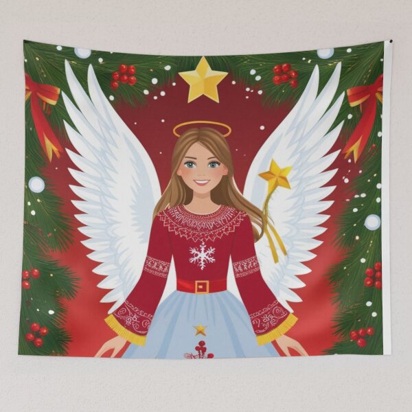 Item preview, Christmas angel, girl angel. new year 2025 designed and sold by m-litomirskaya.