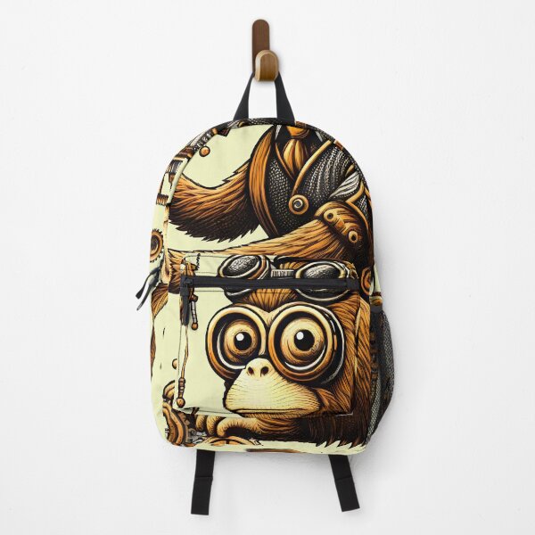 Item preview, Steampunk Monkey with Ray Gun designed and sold by NoNoNomad.