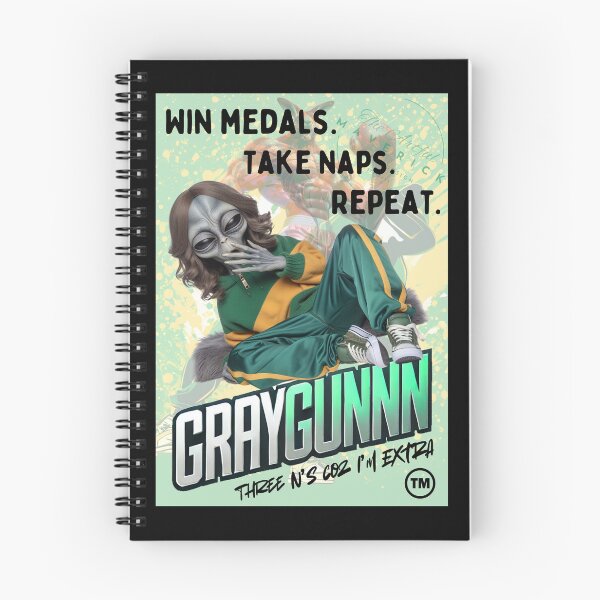 Item preview, Graygunnn - Win medals. Take Naps. Repeat. designed and sold by ArtfulMaverick.