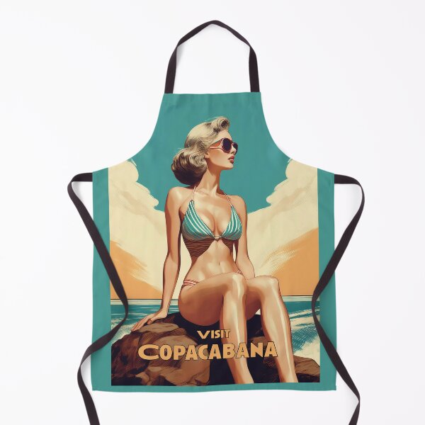 Item preview, Copacabana Retro style Travel poster designed and sold by Boxing Kangaroo Retail Company.