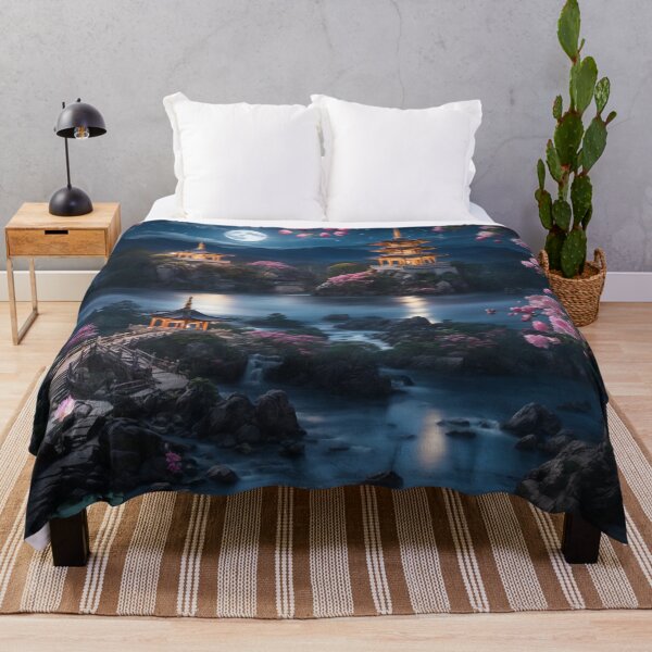 Item preview, Moonlit Pagoda designed and sold by Sadia Jannat.