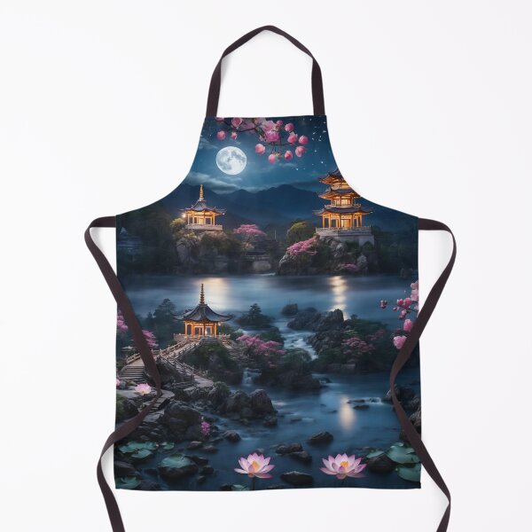 Item preview, Moonlit Pagoda designed and sold by Sadia Jannat.