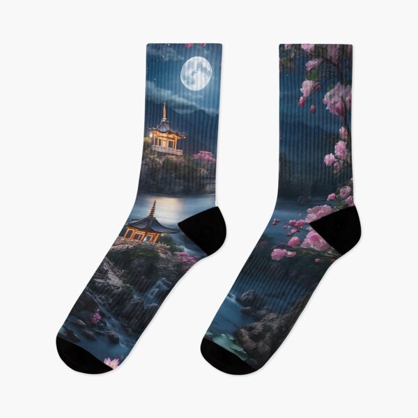 Item preview, Moonlit Pagoda designed and sold by Sadia  Jannat.