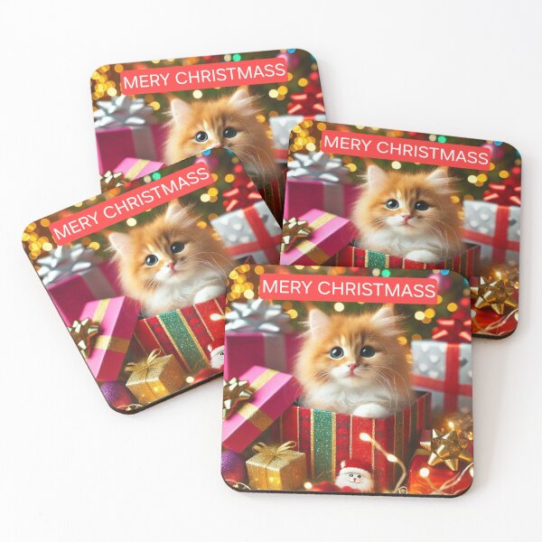 Item preview, Cutecat and mery christmass  designed and sold by Dogandesighn.