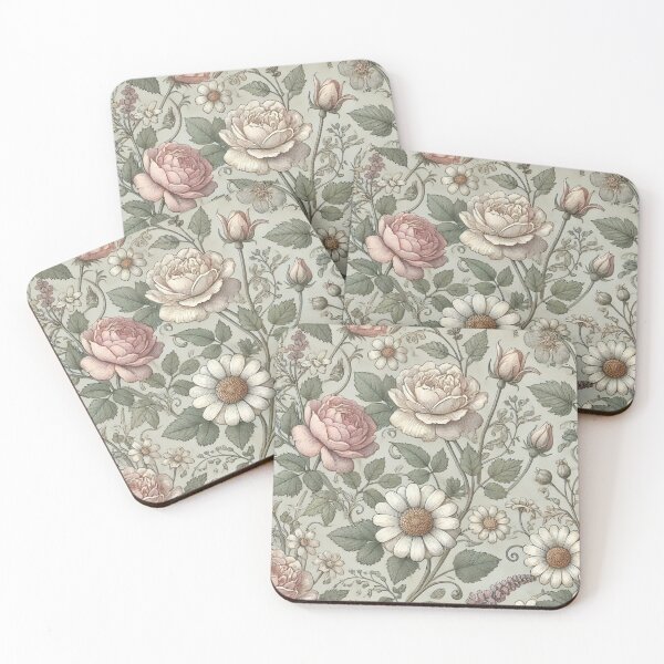 Item preview, Floral Pattern with Delicate Details designed and sold by KittyKatto.