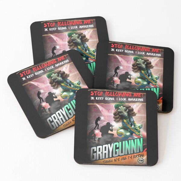 Item preview, Graygunnn - Stop following me! designed and sold by ArtfulMaverick.