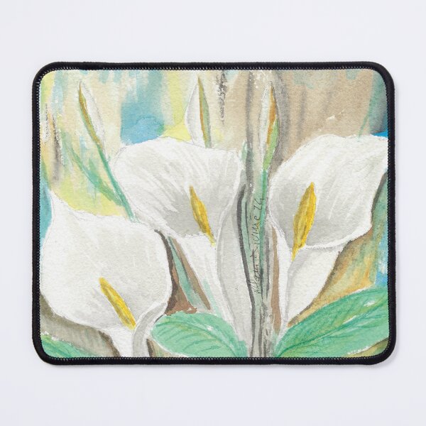 Item preview, Watercolor flowers White Arum designed and sold by Alain DIVINE.