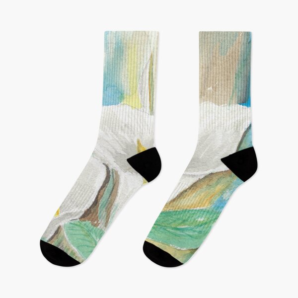 Item preview, Watercolor flowers White Arum designed and sold by Alain DIVINE.