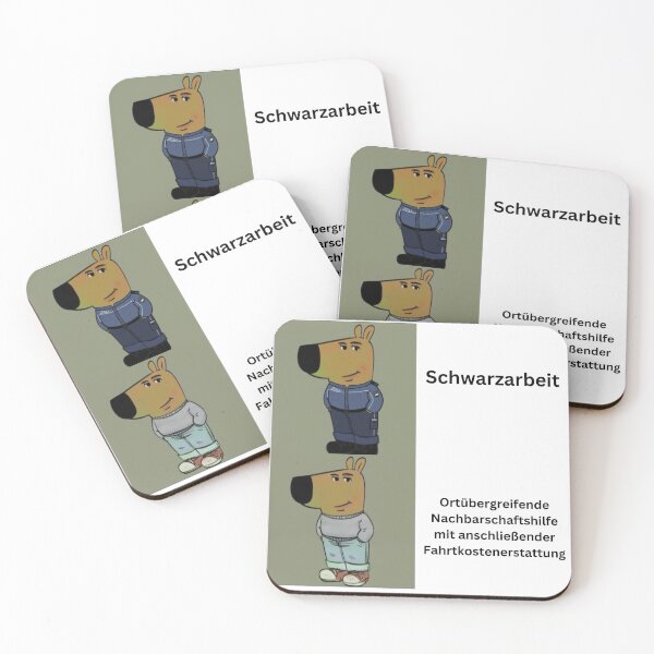 Item preview, Schwarzarbeit Meme – Satirical Cartoon Design with Humor designed and sold by Pinfinest.