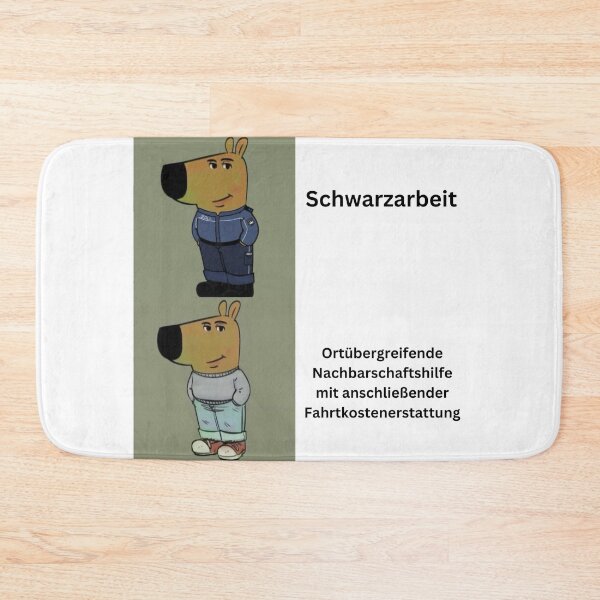 Item preview, Schwarzarbeit Meme – Satirical Cartoon Design with Humor designed and sold by Pinfinest.