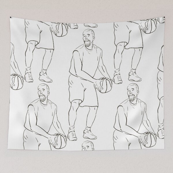 Item preview, basketball player playing designed and sold by Olga Berlet.