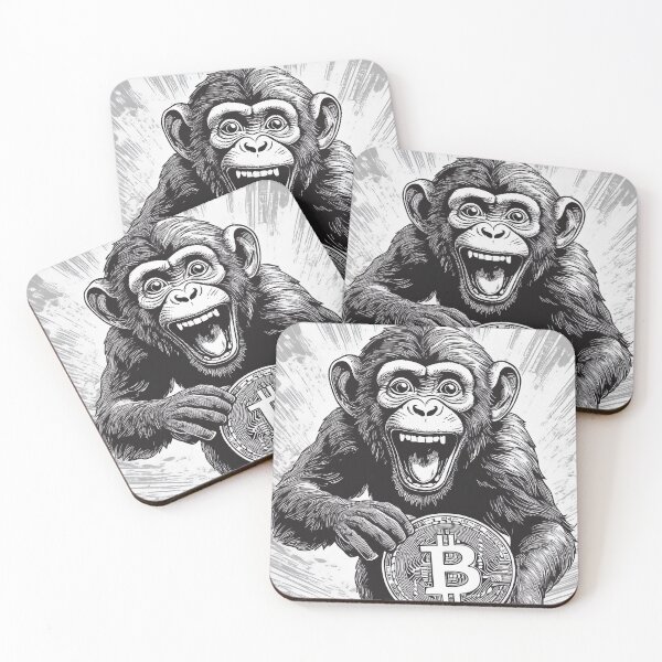 Item preview, Bitcoin Monkey Madness designed and sold by biggieDEALshop.