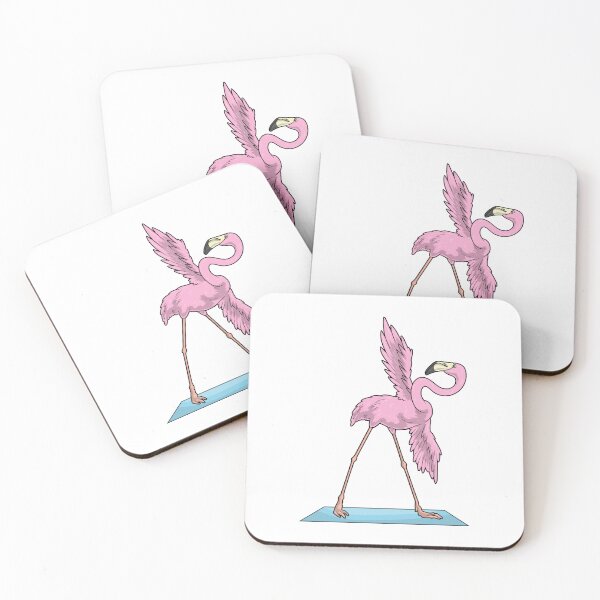 Item preview, Flamingo Yoga Yoga mat designed and sold by Snabdesign84.