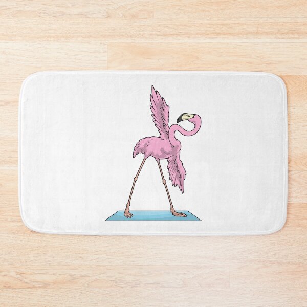 Item preview, Flamingo Yoga Yoga mat designed and sold by Snabdesign84.