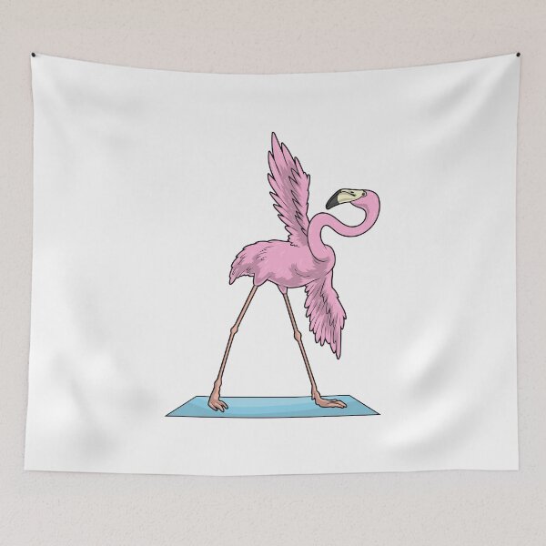 Item preview, Flamingo Yoga Yoga mat designed and sold by Snabdesign84.