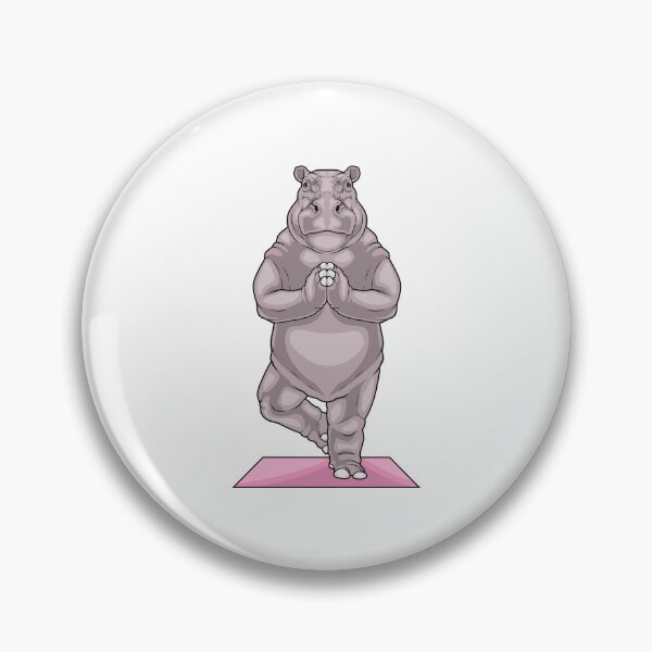 Item preview, Hippo Yoga Yoga mat designed and sold by Snabdesign84.