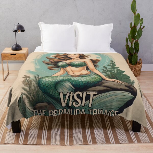 Item preview, Bermuda Triangle satirical travel poster designed and sold by Boxing Kangaroo Retail Company.