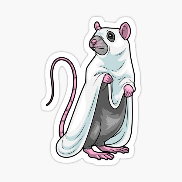 Item preview, Rat Halloween Ghost designed and sold by Snabdesign84.