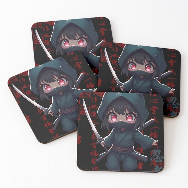 Item preview, Anime Chibi Ninja Assassin designed and sold by InkdGraphix.