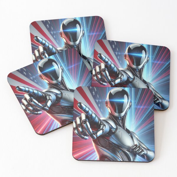 Item preview, Tesla bot designed and sold by TEEJAMBOREE.