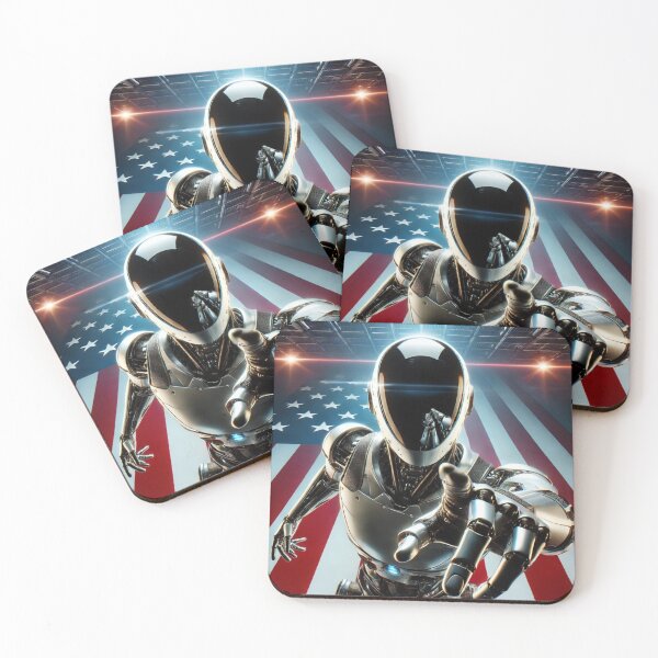 Item preview, Tesla bot designed and sold by TEEJAMBOREE.