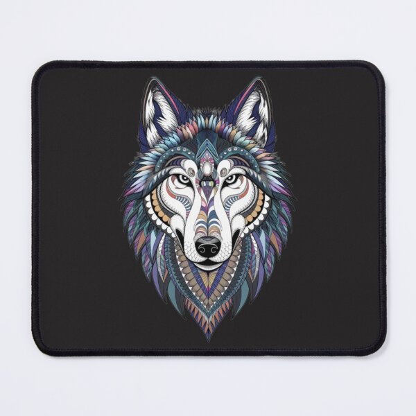 Item preview, boho art alpha wolf big charismatic steampunk style designed and sold by 123ks.