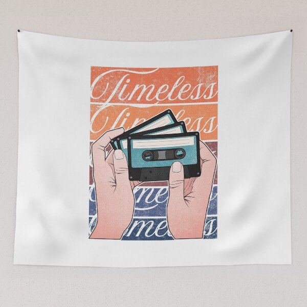 Item preview, Timeless Songs | Vintage Music Tape Cassette designed and sold by ObsidianDaz.