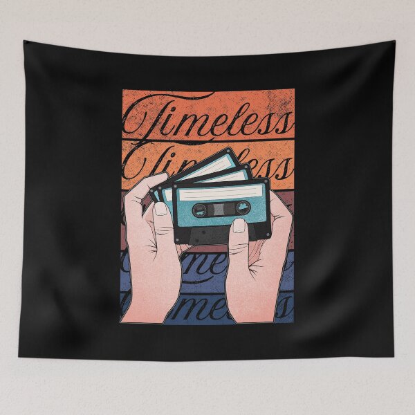 Item preview, Timeless Songs | Vintage Music Tape Cassette designed and sold by ObsidianDaz.