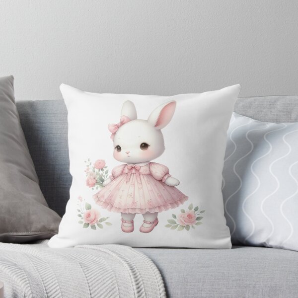 Item preview, A0616 Sweet Rose Bunny – Adorable Bunny Art with Romantic Floral Accents, Perfect for Nurseries, Kids’ Rooms, or Heartfelt Gifts designed and sold by angieart68.