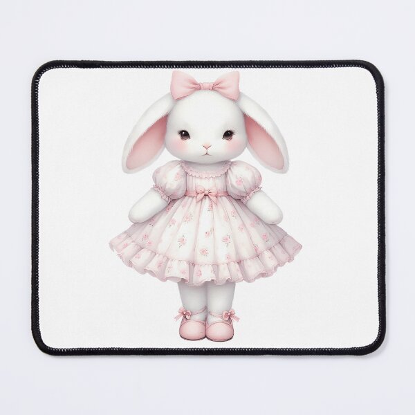 Item preview, A0616 Sweet Rose Bunny – Adorable Bunny Art with Romantic Floral Accents, Perfect for Nurseries, Kids’ Rooms, or Heartfelt Gifts designed and sold by angieart68.