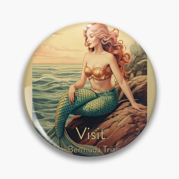 Item preview, Bermuda Triangle satirical travel poster designed and sold by Boxing Kangaroo Retail Company.