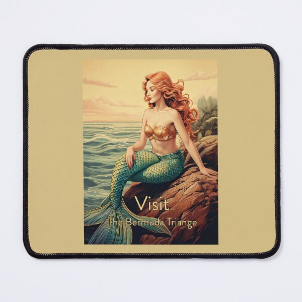 Item preview, Bermuda Triangle satirical travel poster designed and sold by Boxing Kangaroo Retail Company.