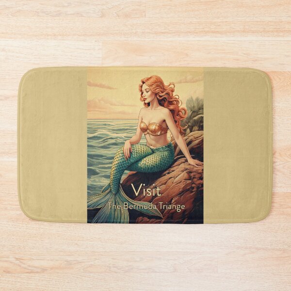 Item preview, Bermuda Triangle satirical travel poster designed and sold by Boxing Kangaroo Retail Company.