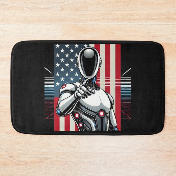 Item preview, Tesla bot designed and sold by TEEJAMBOREE.