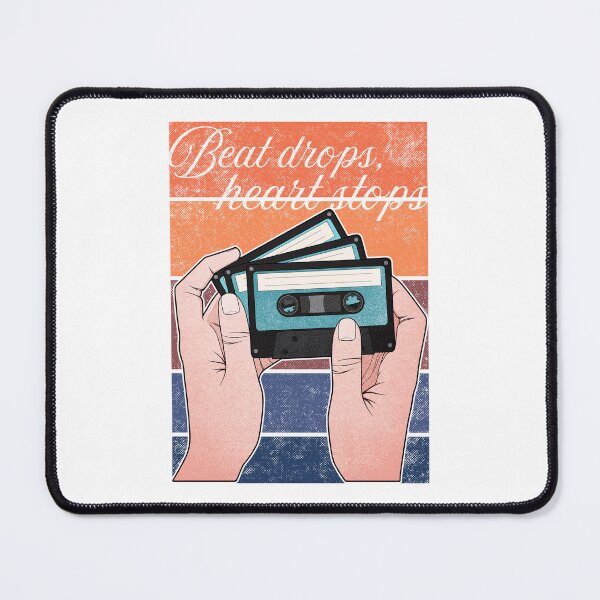 Item preview, Beat Drops Heart Stops | Vintage Retro Music designed and sold by ObsidianDaz.