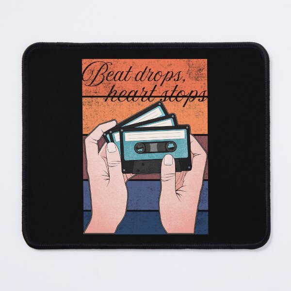 Item preview, Beat Drops Heart Stops | Vintage Retro Music designed and sold by ObsidianDaz.