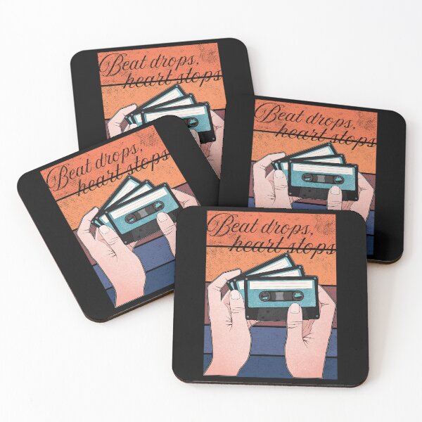 Item preview, Beat Drops Heart Stops | Vintage Retro Music  designed and sold by ObsidianDaz.