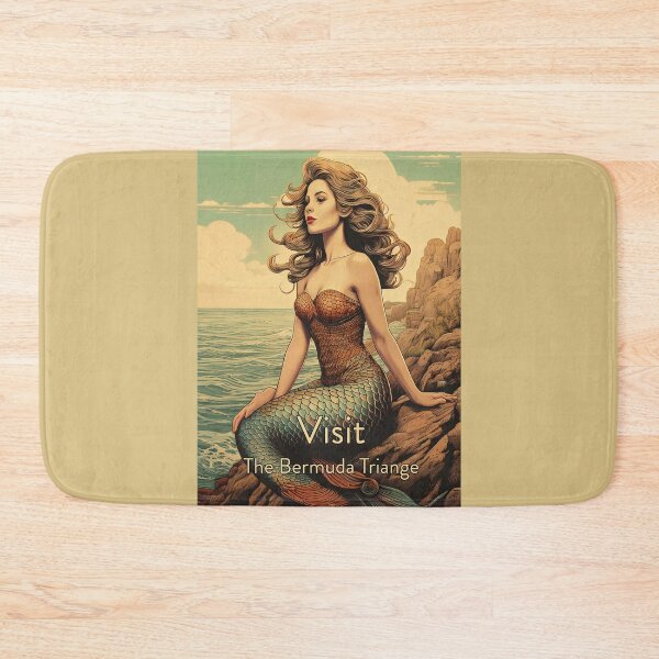 Item preview, Bermuda Triangle satirical travel poster designed and sold by Boxing Kangaroo Retail Company.