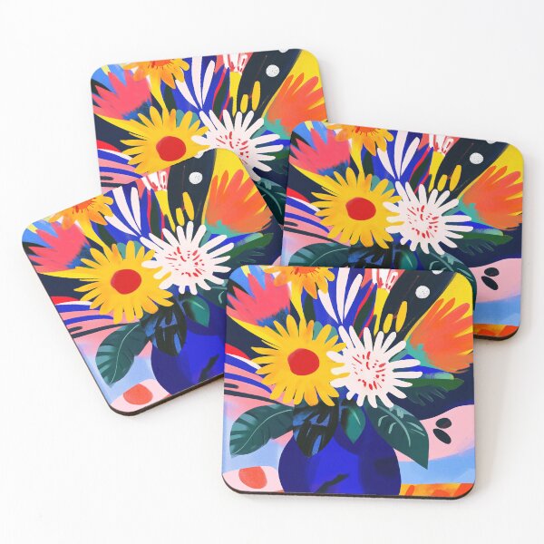 Item preview, Vivid Fauvist Vision of Sunflowers designed and sold by Moisky Art.