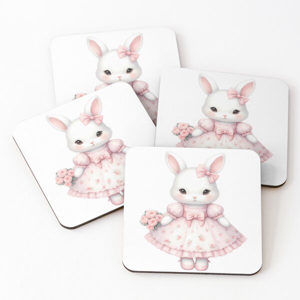 Item preview, A0616 Sweet Rose Bunny – Adorable Bunny Art with Romantic Floral Accents, Perfect for Nurseries, Kids’ Rooms, or Heartfelt Gifts designed and sold by angieart68.