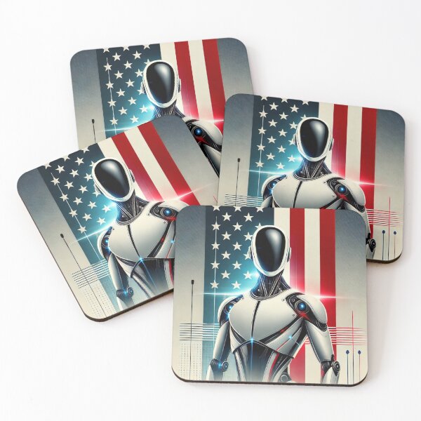 Item preview, Tesla bot designed and sold by TEEJAMBOREE.