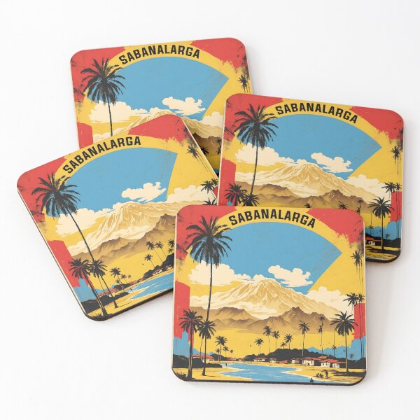 Item preview, Sabanalarga Colombia Retro Vintage Poster Tourism  designed and sold by TravelersGems.