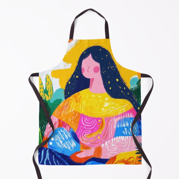 Item preview, Vivid Fauvist Vision of The Mona Lisa designed and sold by Moisky Art.