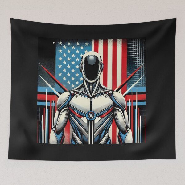 Item preview, Tesla bot designed and sold by TEEJAMBOREE.